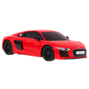 Audi R8 czerwony RASTAR model 1:24 Zdalnie sterowane auto + Pilot 2,4 GHz